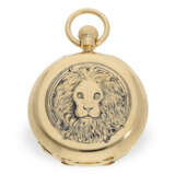 Bedeutende Goldsavonnette, königlicher Uhrmacher Dent London No.30804, Grande & Petite Sonnerie Trip-Minute Repeater, ca.1890 - Foto 8
