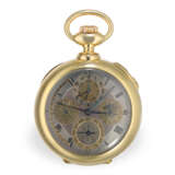 Bedeutendes, einzigartiges Henri Mathey Peytieu, Chronometre Tourbillon, Observatoriums Chronometer 1re Classe, 9 Komplikationen, ca.1870/1930 - photo 5