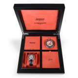 Taschenuhr/Armbanduhr: rares Chronographen-Set mit Nonius-Zeiger, Longines "Honour and Glory" 1968/1999, limitiert auf 600 Exemplare - Foto 2
