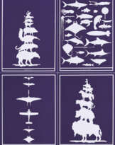 Mixed Lot of 4 Silkscreens