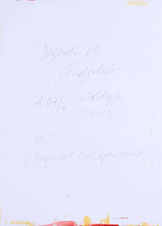 Untitled (Naphtal Red, open lined) - Foto 2