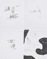 Portfolio with 4 Lithographs