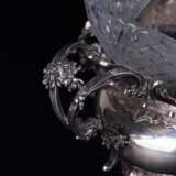 Серебряная жардиньерка. Серебро, 800, стекло - Foto 3