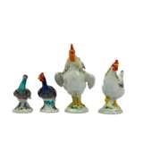 MEISSEN 4-tlg Konvolut Miniatur Vogelfiguren, 20. Jh. - Foto 2