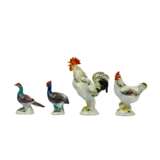 MEISSEN 4-tlg Konvolut Miniatur Vogelfiguren, 20. Jh. - Foto 3