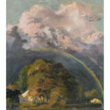 STIRNER, KARL (1882-1943), "Regenbogen über Landschaft in Gewitterstimmung", - Foto 1