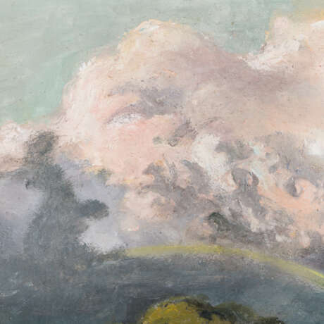 STIRNER, KARL (1882-1943), "Regenbogen über Landschaft in Gewitterstimmung", - Foto 5