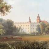 BECKER, AUGUST (1822-1887), "Dessau, Blick über den Park auf das Schloss", - photo 4