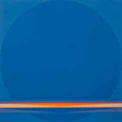 QUINTE, LOTHAR (1923-2000), "Komposition in Blautönen und Neonfarben",