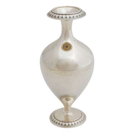 KOCH & BERGFELD Soliflore-Vase, 925 Silber, 20. Jh. - Foto 1