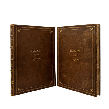 Rarität: Reisebericht des Nathaniel von Rothschild, 2 Bände, Ende 19.Jh. - - Foto 4