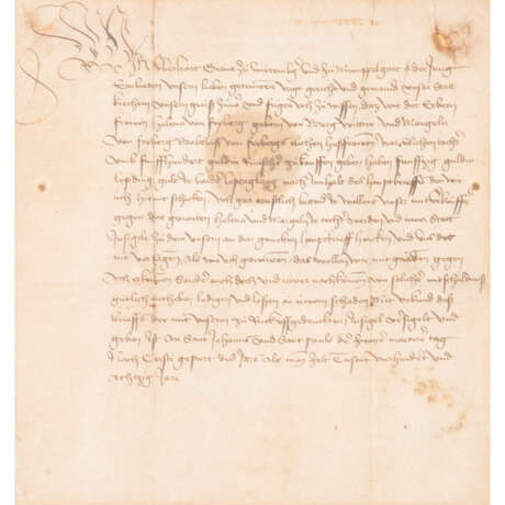 Württemberg - Rarität! Urkunde des 15. Jahrhunderts - Foto 1