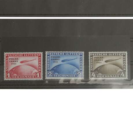 Deutsches Reich 1931 ** MiNr, 456/58 Flugpostmarken Kat.-Wert: 4.000,-€ - Foto 1