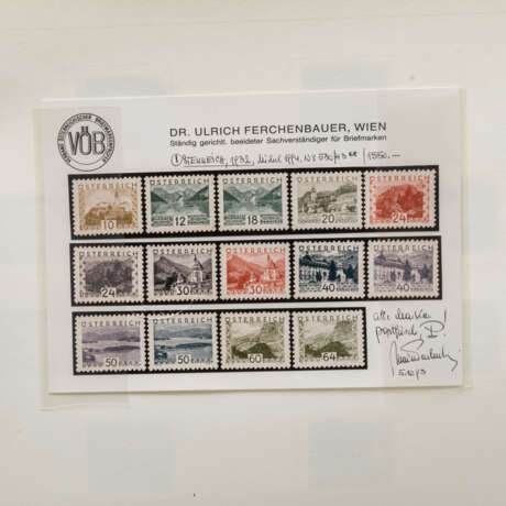 Österreich ab 1922-1937 **, Kat.-Wert: ca. 8.500€ - Foto 4