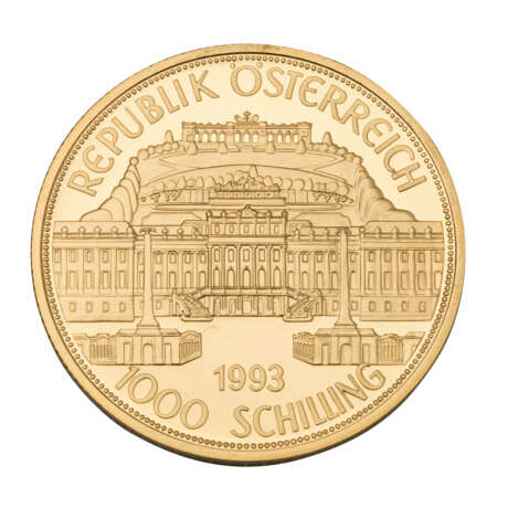 Österreich/GOLD - 1000 Schilling 1993, - photo 2