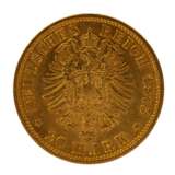 Selten! Braunschweig, Herzogtum/ GOLD - 20 Mark 1875 A - фото 2