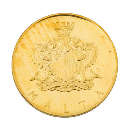 Malta/GOLD - 50 Pfund 1974, - фото 1