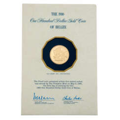 Belize/GOLD - 100 Dollars 1980,