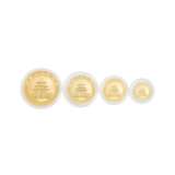 China/GOLD und BIMETALL - Panda Proof Set im Holzeui, - фото 3