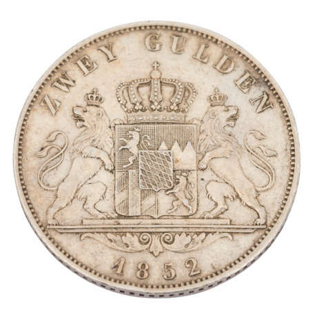 Bayern - 2 Gulden 1852, Maximilian II., - photo 2