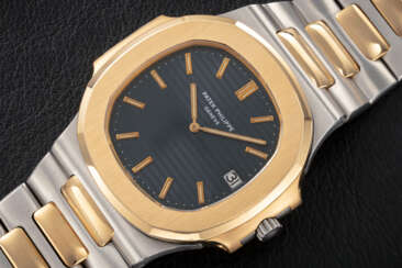 PATEK PHILIPPE, NAUTILUS REF. 3700/11 JA, A STEEL AND GOLD AUTOMATIC WRISTWATCH