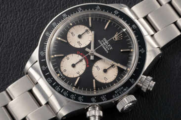 ROLEX, DAYTONA REF. 6263 ‘BIG RED’, A STEEL MANUAL-WINDING CHRONOGRAPH