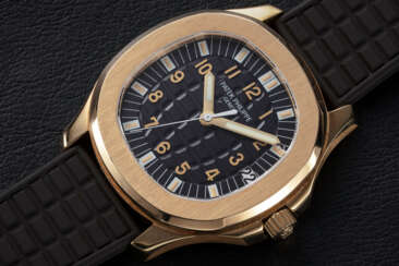 PATEK PHILIPPE, AQUANAUT REF. 5065J, A GOLD AUTOMATIC WRISTWATCH