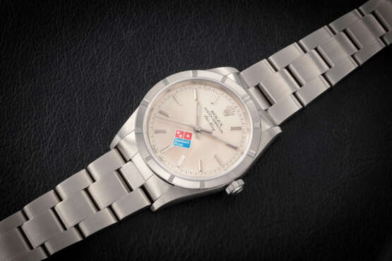 ROLEX, AIR-KING REF. 14010 ‘DOMINO’S PIZZA’, A STEEL AUTOMATIC WRISTWATCH - фото 2