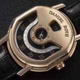DANIEL ROTH, ELLIPSOCURVEX REF. 318.Y.50, A LIMITED EDITION GOLD JUMPING HOURS AUTOMATIC WRISTWATCH - photo 1