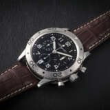 BREGUET, TYPE XX TRANSATLANTIQUE REF.3820, A STEEL AUTOMATIC FLYBACK CHRONOGRAPH - фото 2