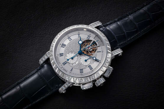 BREGUET MARINE TOURBILLON CHRONOGRAPH REF. 5839, A GOLD AND DIAMOND-SET WRISTWATCH - photo 2