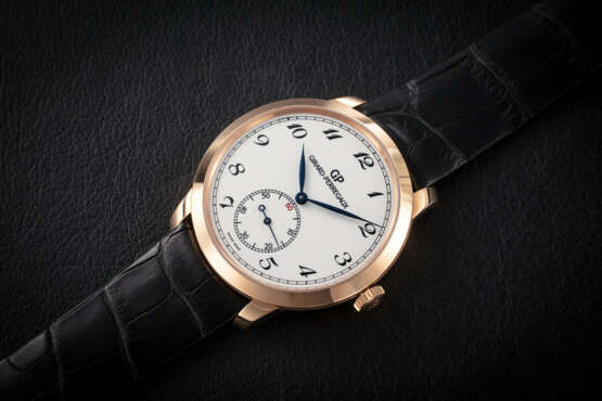GIRARD-PERREGAUX, 1996 CLASSIC REF. 49534, AN AUTOMATIC GOLD WRISTWATCH WITH ENAMEL DIAL - photo 2