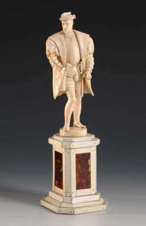 Elfenbein-Statuette: Karl V. - Foto 1