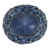 CARTIER STAR SAPPHIRE AND SAPPHIRE RING - Foto 1
