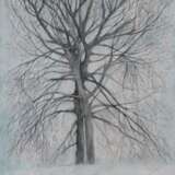 "Два дерева" Papier Acrylique Art contemporain Peinture de paysage Russie 2022 - photo 1