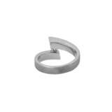 Spannring mit Brillant ca. 0,22ct, - Foto 4