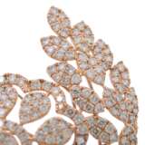 Filigraner floraler Ring ausgefasst mit ca. 230 Brillanten - Foto 6