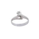 Ring mit 2 Brillanten von zus. ca. 0,5 ct, - фото 4