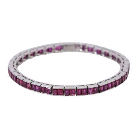 Armband mit feinen Rubinen zus. ca. 8,5 ct, - фото 1