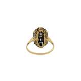 Art Déco Ring mit Altschliffdiamant ca. 0,2 ct, - фото 4