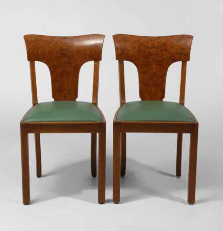Paar Art-déco-Stühle. - photo 2