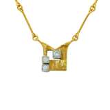 LAPPONIA Collier mit 3 Brillanten zus. ca. 0,11 ct (punziert), - photo 2