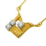 LAPPONIA Collier mit 3 Brillanten zus. ca. 0,11 ct (punziert), - photo 4