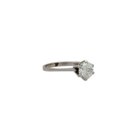 Solitärring mit Brillant von ca. 1 ct, - фото 1