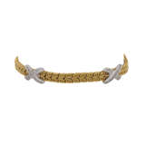 Armband mit Achtkantdiamanten zus. ca. 0,80 ct, - Foto 1