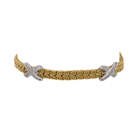 Armband mit Achtkantdiamanten zus. ca. 0,80 ct, - photo 1