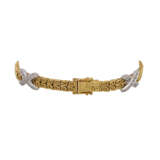 Armband mit Achtkantdiamanten zus. ca. 0,80 ct, - Foto 2