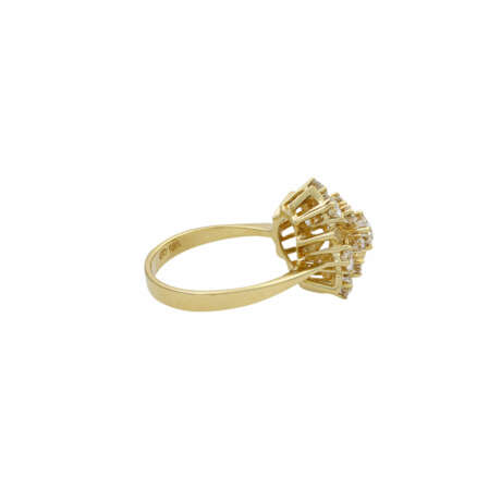 Ring mit Brillanten zus. ca. 1,48 ct - Foto 3