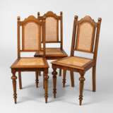 3 Stühle mit Wiener Geflecht. - photo 1