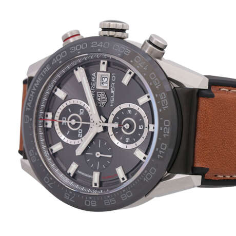 TAG HEUER Carrera Heuer 01 Chronograph, Ref. CAR201W. Herrenuhr. Eingestelltes Modell, letzter bekannter Neupreis: 4.950,- Euro. - Foto 6